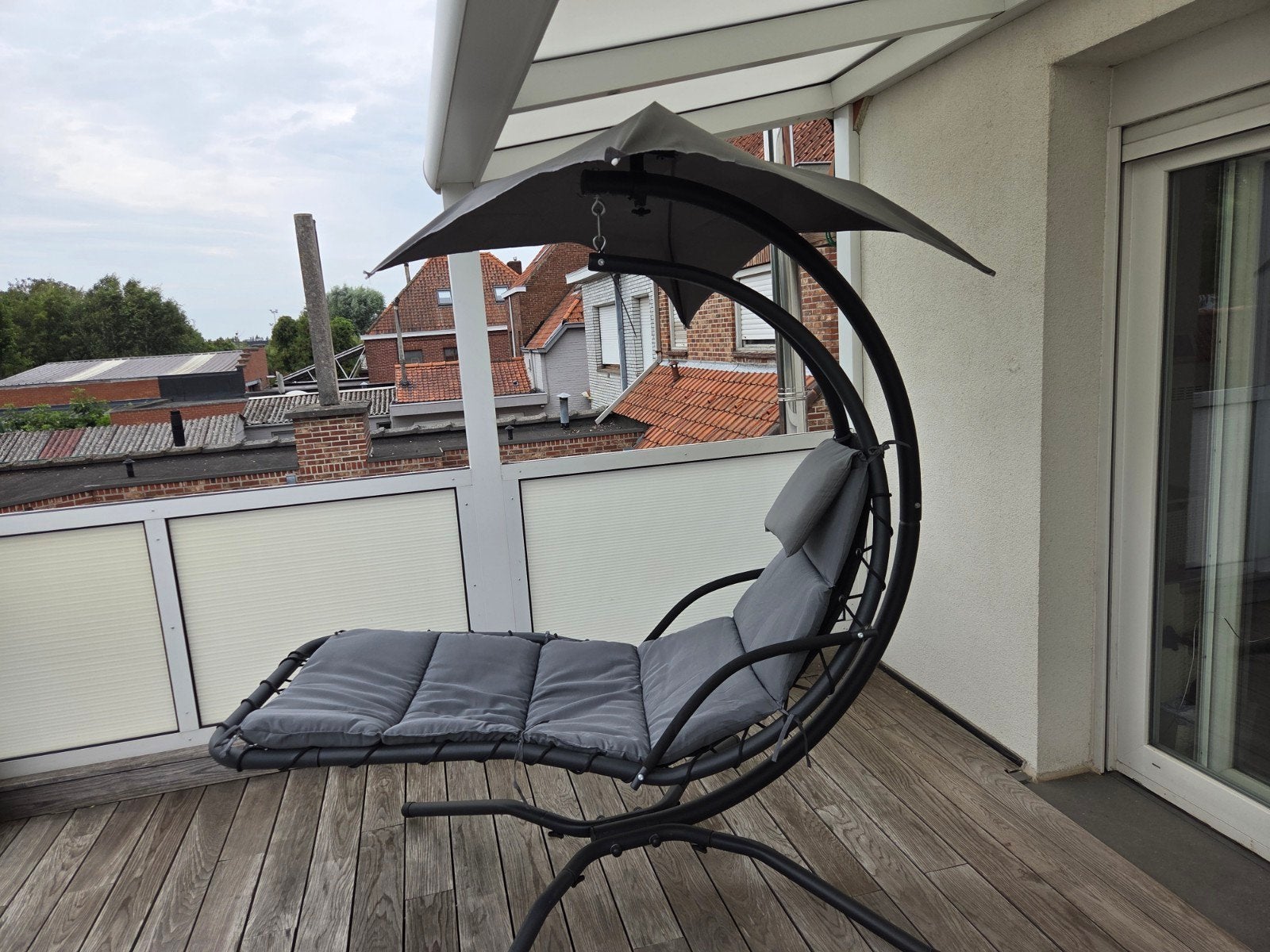 hangstoel, Jardin & Terrasse, Hamacs, Une personne, Comme neuf, Avec support, Enlèvement