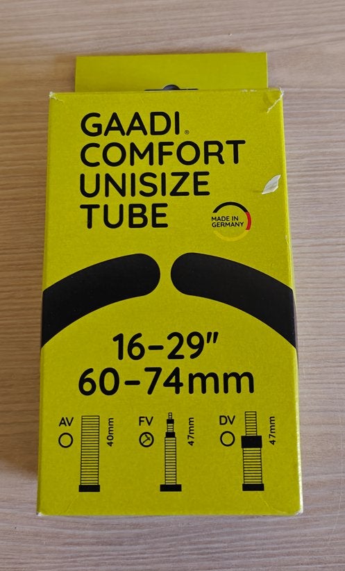 Binnenband 16-29" gesplitst (vervang zonder wiel uithalen!), Fietsen en Brommers, Fietsonderdelen, Ophalen, Gaadi, Nieuw, Rubber