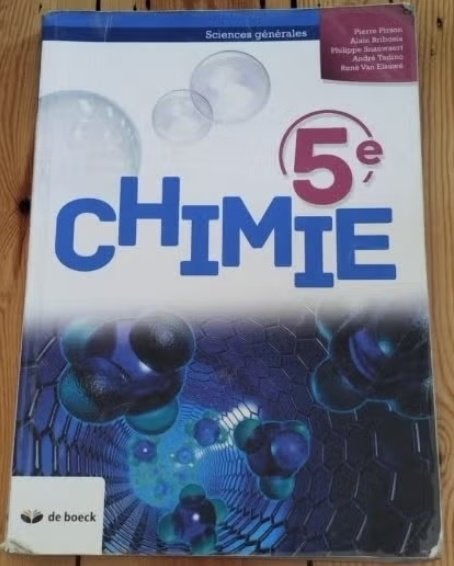 Chimie 5e. Sciences générales. De Boeck, Livres, Enlèvement ou Envoi, Chimie