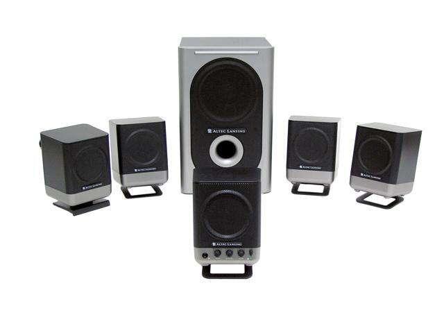 Altec Lansing 251 5.1 speakerset, Audio, Tv en Foto, Overige merken, Gebruikt, Ophalen of Verzenden, Complete surroundset