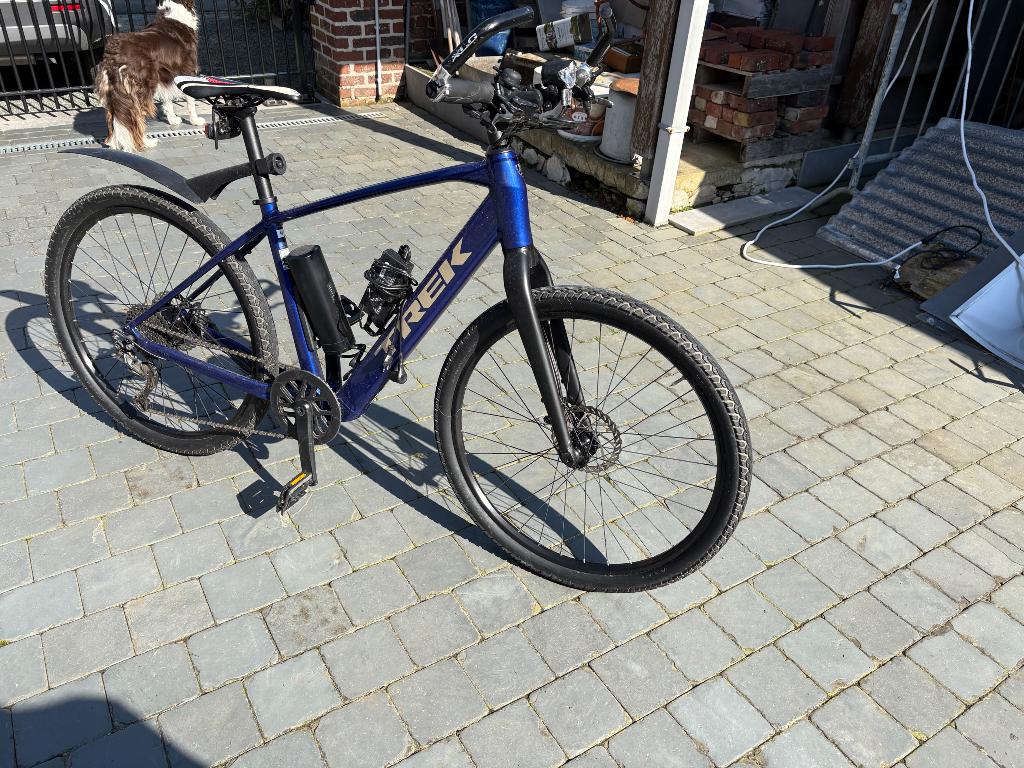 Elektrische fiets van het merk Trek, Gebruikt, Versnellingen, 53 tot 57 cm, Ophalen