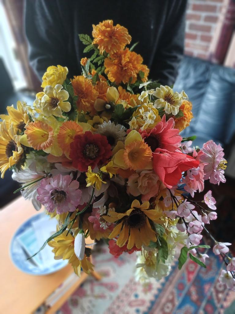 Kunstbloemen, Ophalen, Binnen, Gebruikt, Kunstbloem