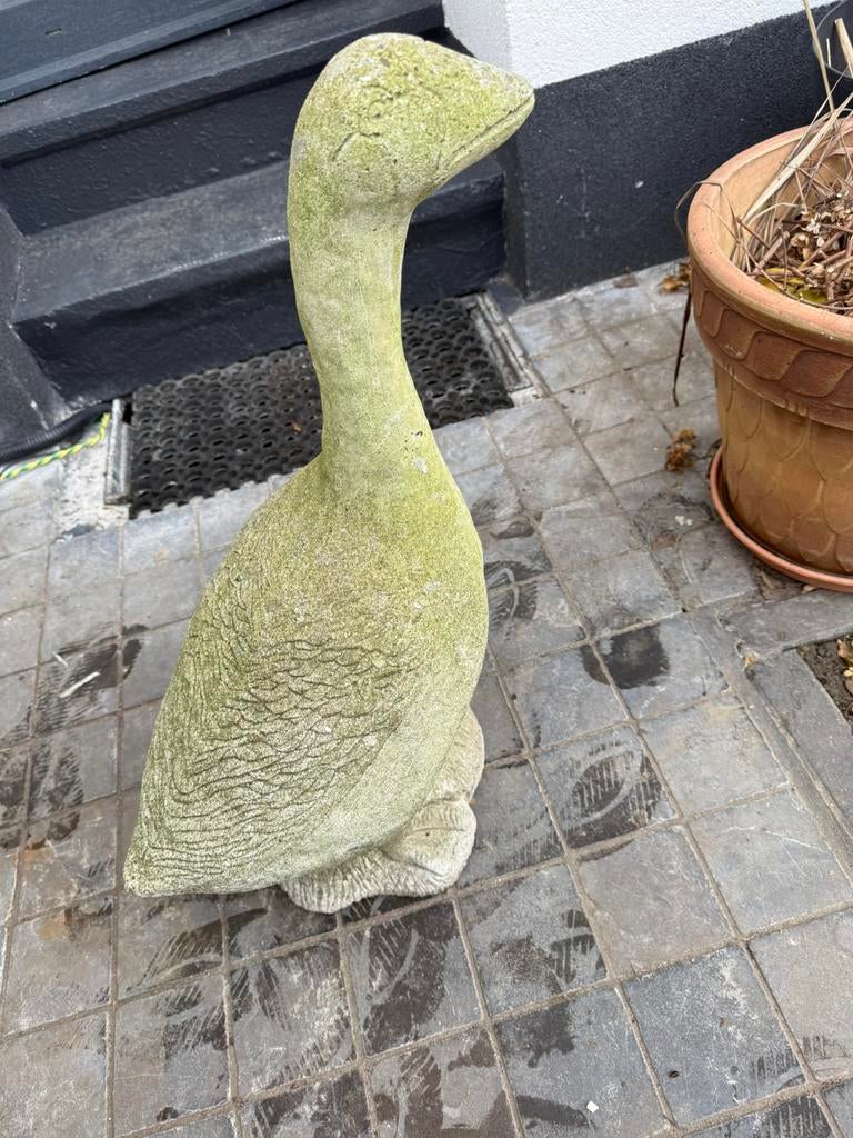 Betonnen gans, Tuin en Terras, Tuinbeelden, Ophalen, Gebruikt
