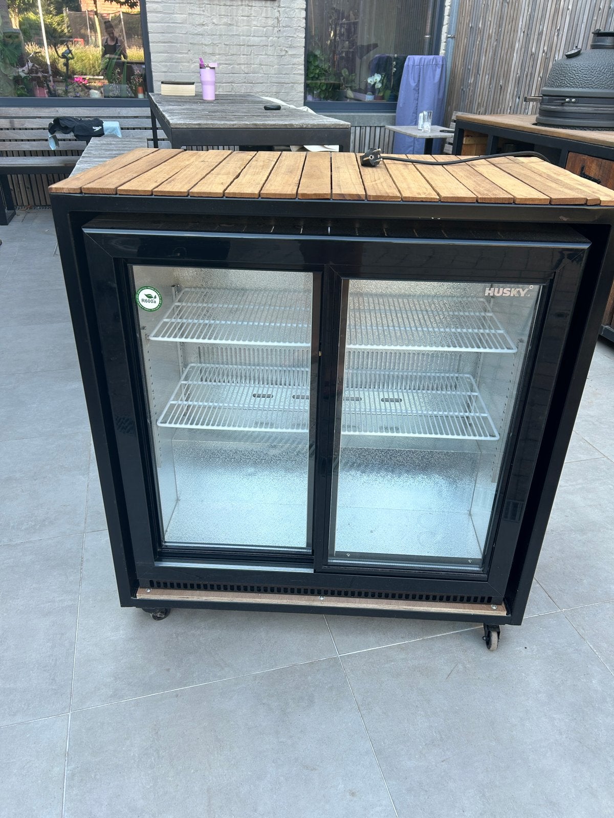 Buitenfrigo, Tuin en Terras, Buitenkeukens, Ophalen, Zo goed als nieuw, Elektrisch, Vrijstaand