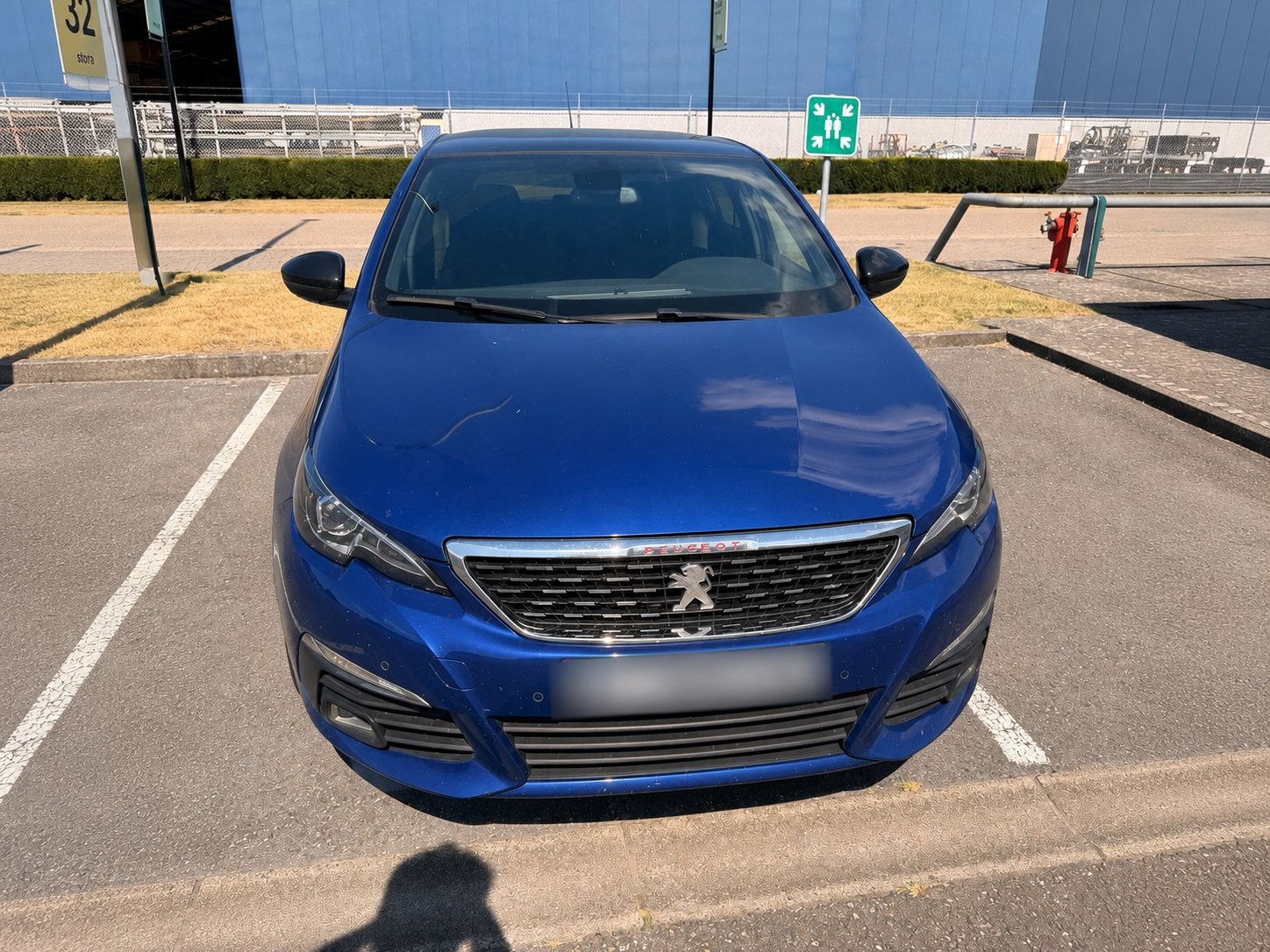 Peugeot 308 2019 GT line te koop, Auto's, Voorwielaandrijving, Parkeerassistent, Blauw, 96 kW
