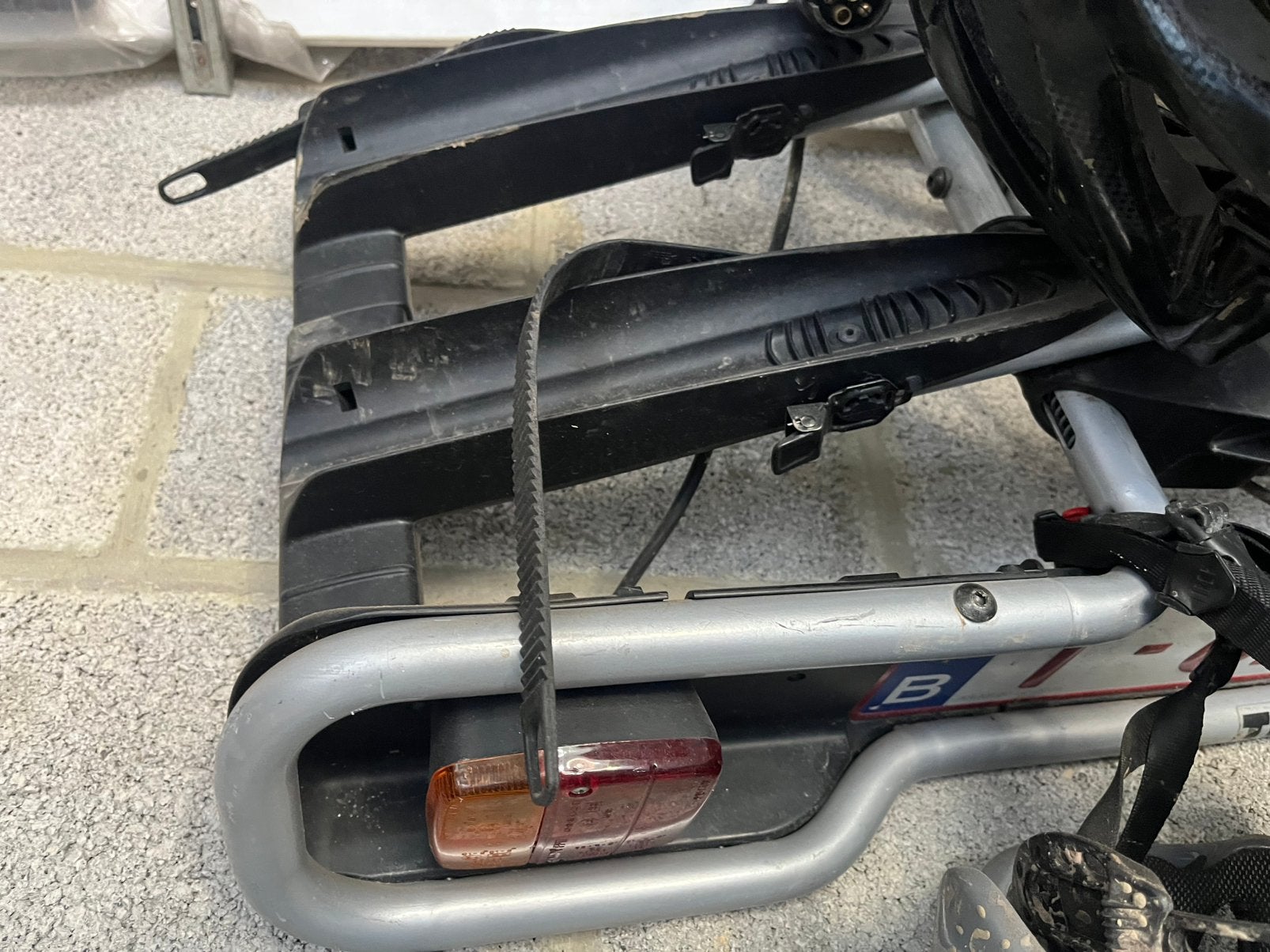 Porte velos Thule, Enlèvement