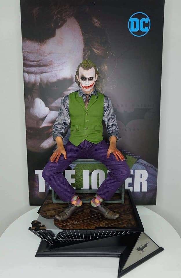 Hot Deal Heath Ledger Joker 1:3 Statue by Queen Studios !!!, Collections, Cinéma & Télévision, Enlèvement, Comme neuf, Film, Statue, Réplique ou Modèle