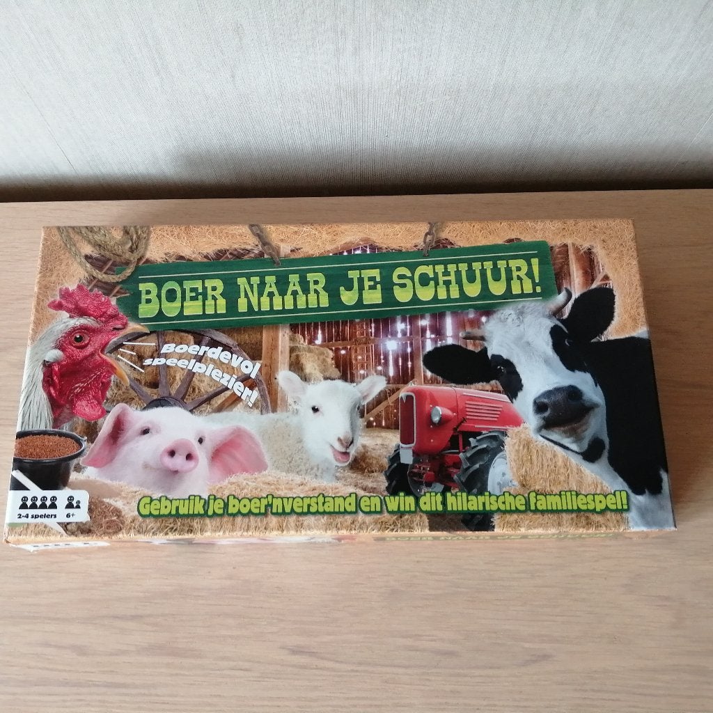 Boer naar je schuur vanaf 6 jaar (2-4 spelers ), Trois ou quatre joueurs, Enlèvement, Utilisé