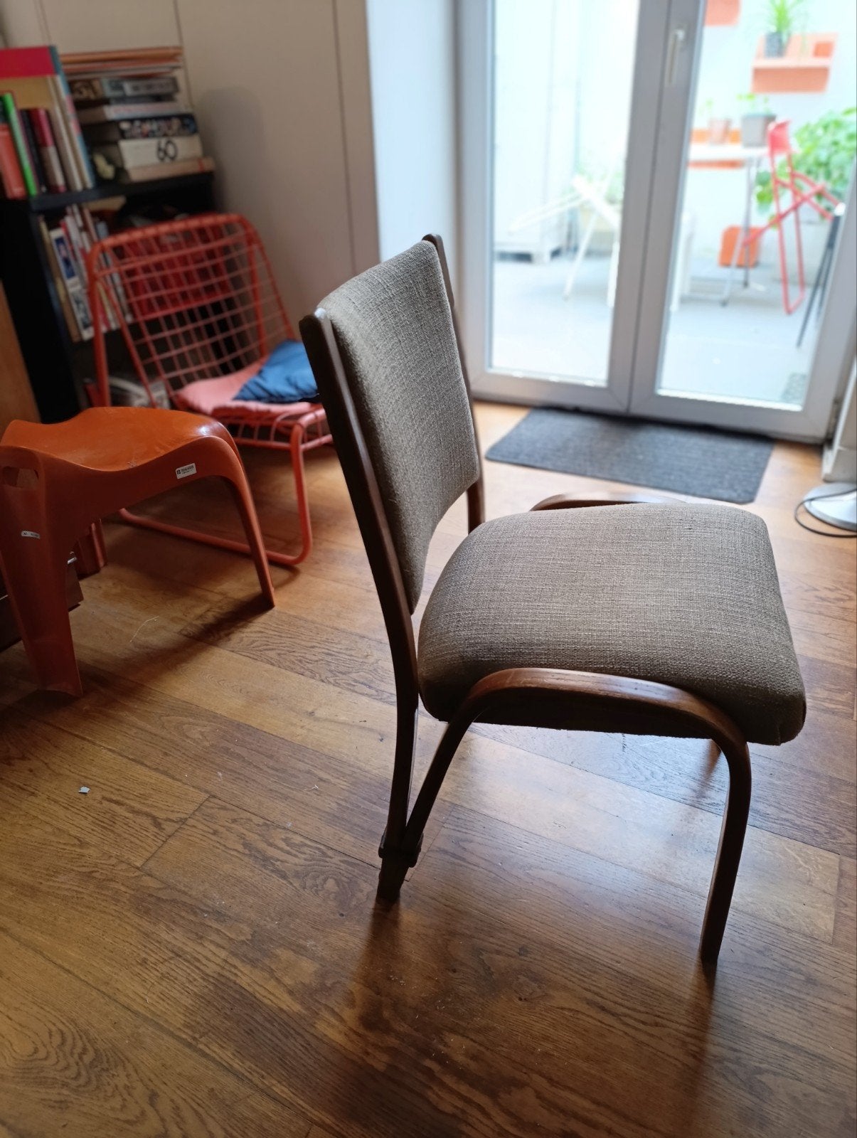 Bow-wood Steiner Edition-stoel uit de jaren 50, Huis en Inrichting, Stoelen, Hout, Ophalen