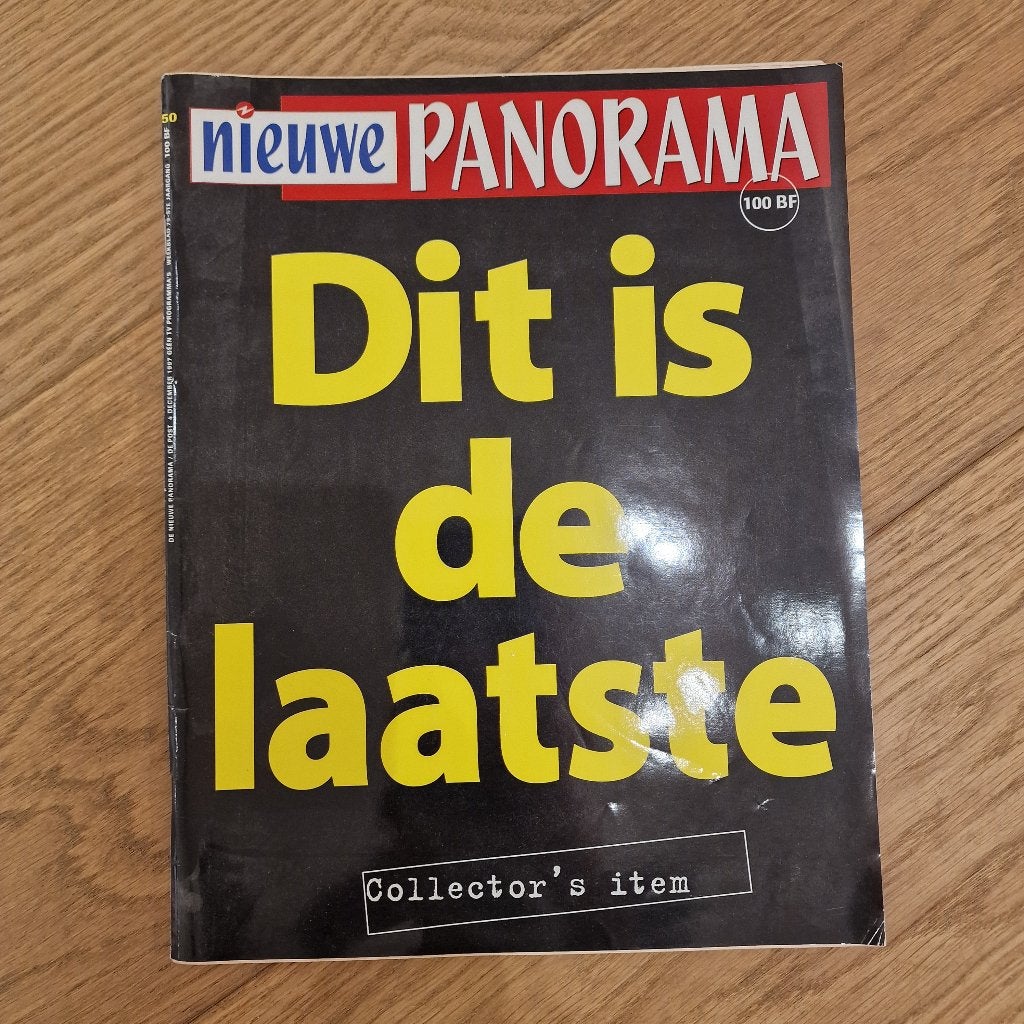 Nieuwe Panorama... dit is de laatste, Boeken, Ophalen of Verzenden, Zo goed als nieuw, Overige typen