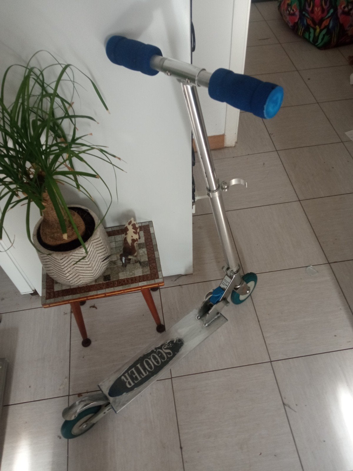 Trottinette Argenté dans un bon état. A vérifier sur place., Enlèvement, Utilisé