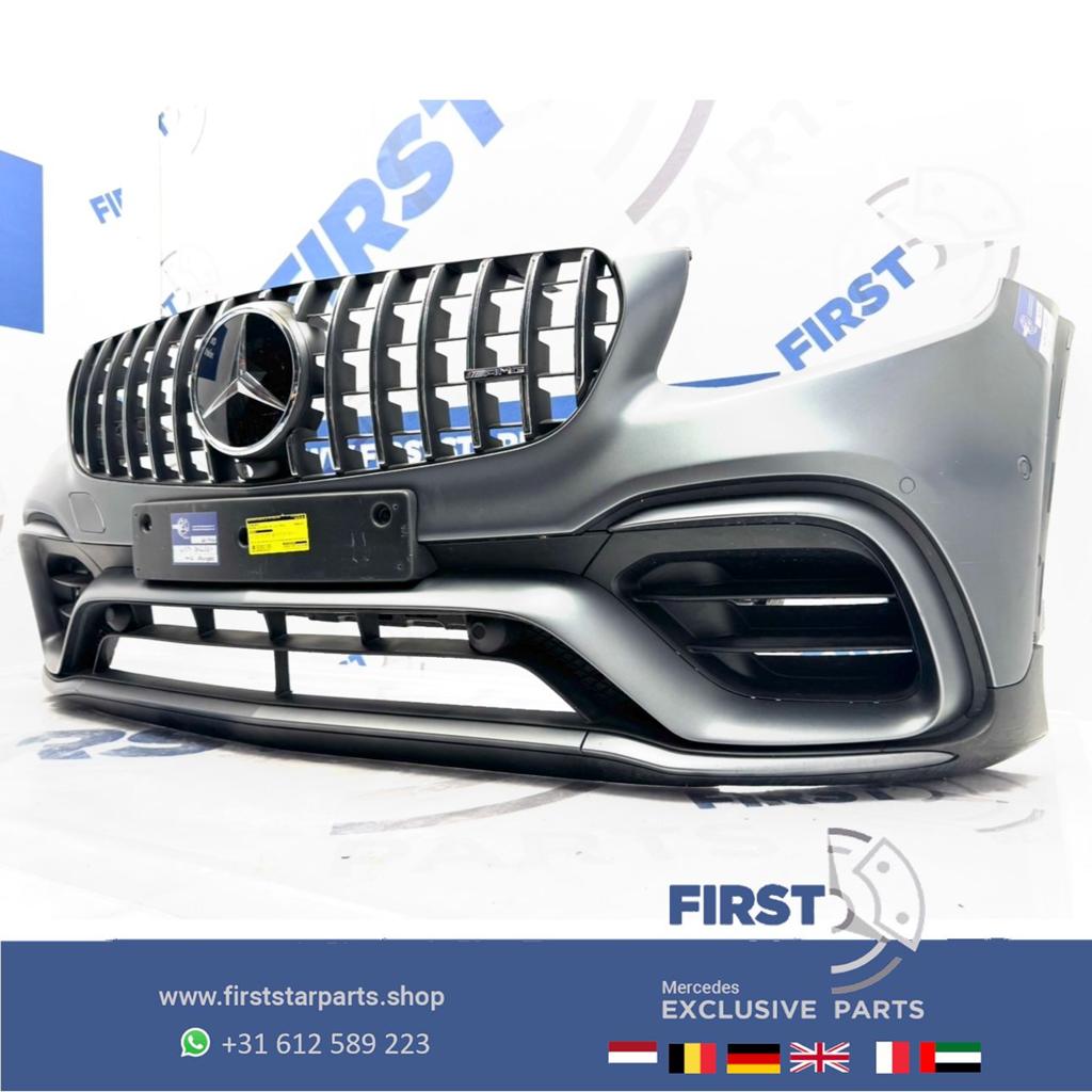 W253 C253 PRE-FACELIFT GLC63 AMG VOORBUMPER COMPLEET A253885, Gebruikt, -, Voor, Ophalen of Verzenden