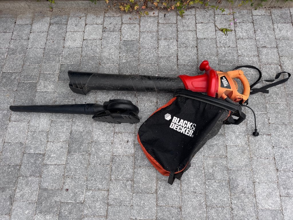 Souffleur-Aspirateur-broyeur de feuilles, Tuin en Terras, Bladblazers, Ophalen, Gebruikt, Met opvangzak, Ruggedragen