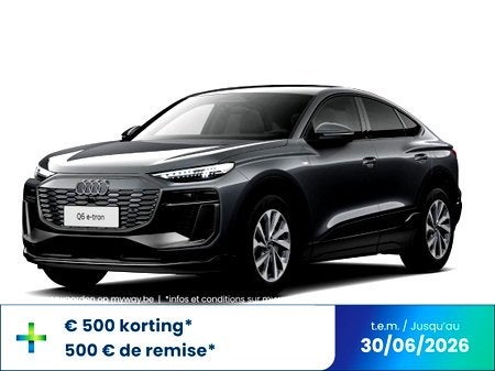 Audi Q6 Sportback e-tron Audi Q6 Sportback Corporate S e-tro, Auto's, Audi, Automaat, Elektrisch, SUV of Terreinwagen, Zilver of Grijs