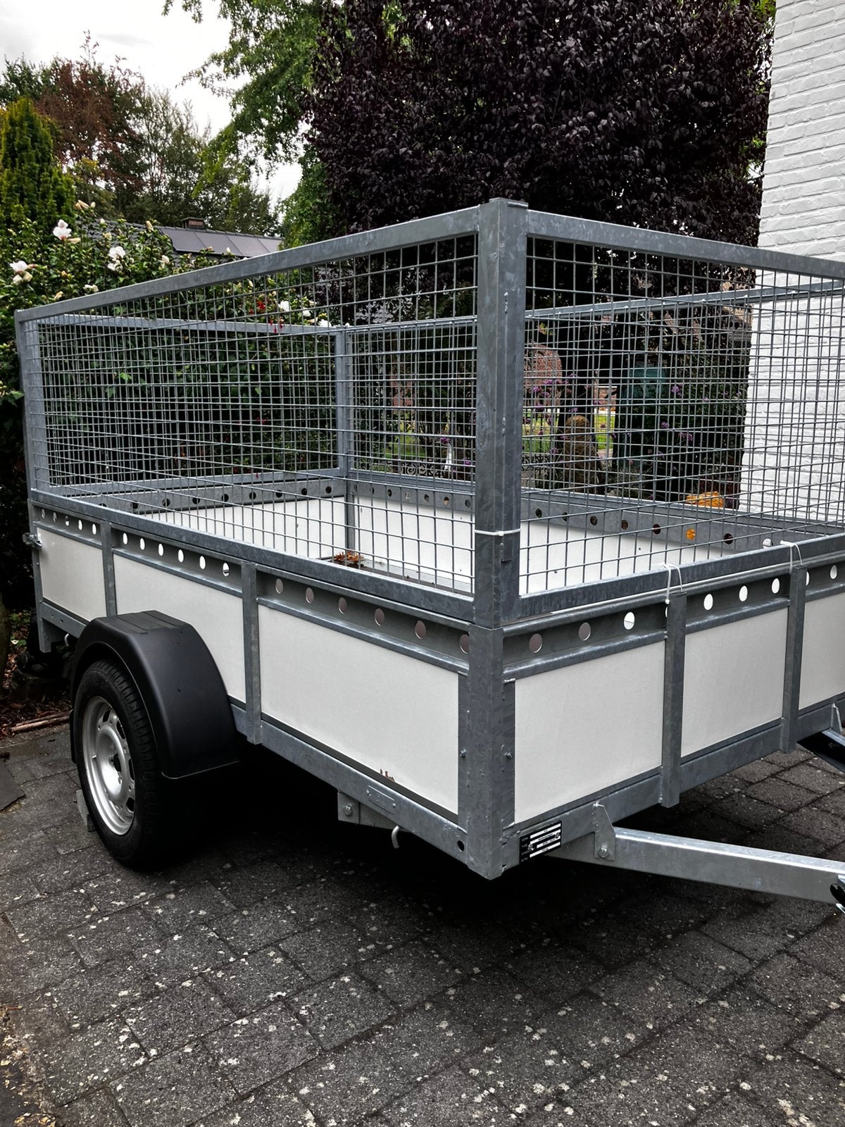 Aanhangwagen Ongeremde enkel as  260cm / 150cm, Enlèvement, Comme neuf