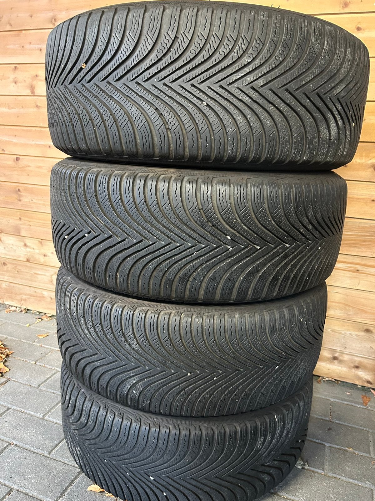 Michelin Alpin 5 BMW-winterbanden, Ophalen, Gebruikt, 17 inch, Winterbanden