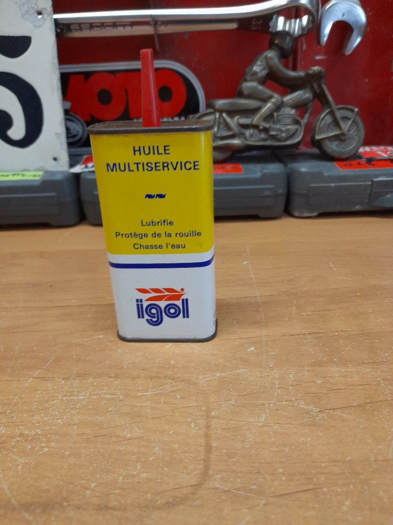 oude lege oliekan igol multiservice, Verzamelen, Merken en Reclamevoorwerpen, Gebruikt, Overige typen, Verzenden