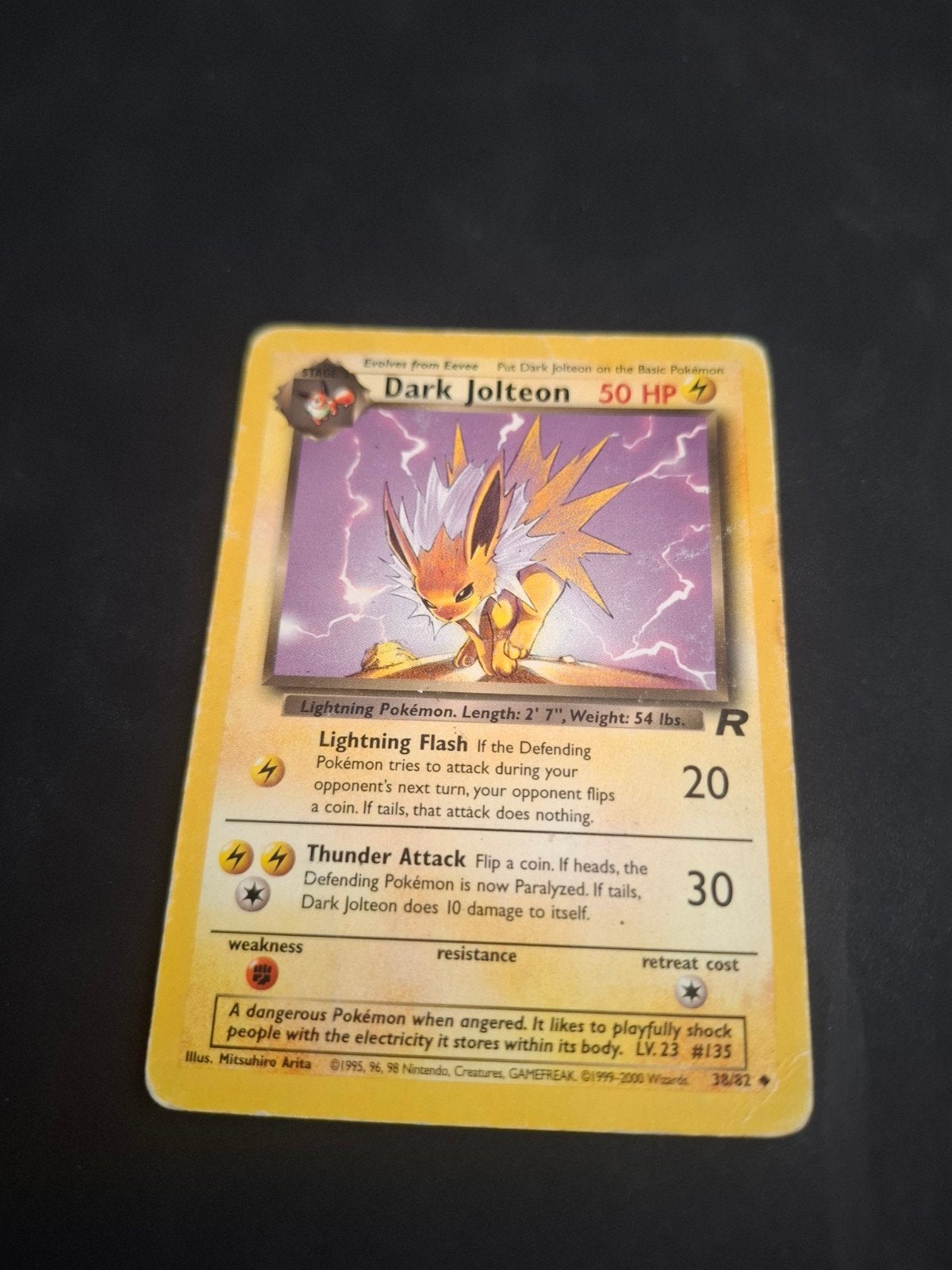 Carte Pokémon Dark Jolteon : rare et d'occasion, Enlèvement ou Envoi
