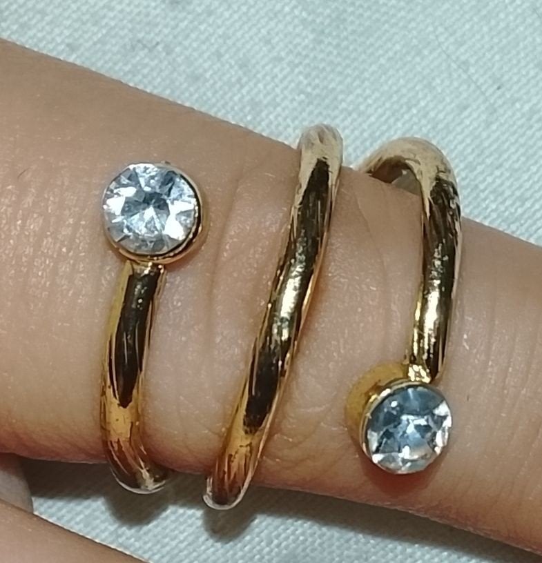 Magnifique bague pour femme en PLAQUÉ OR de haute qualité,
M, Bijoux, Sacs & Beauté, Neuf, Enlèvement ou Envoi, Or, Or