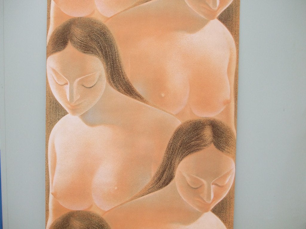 PAPIER PEINT EN VINYLE, art nu, érotisme, motif nu, ESSEF, Enlèvement ou Envoi, Tableau
