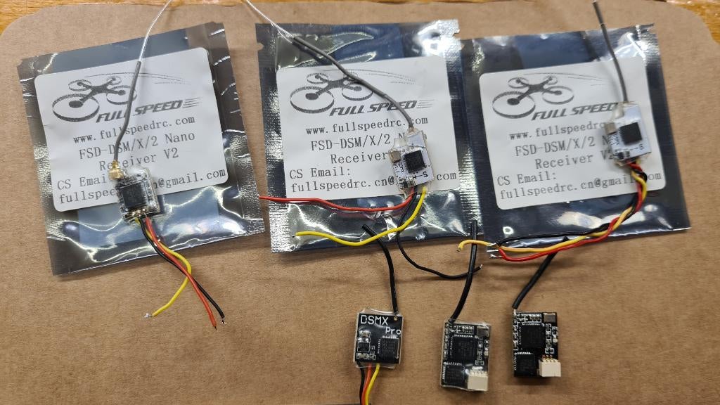 Spektrum DSMX & DSM2 Fullspeed Nano ontvangers, Ophalen of Verzenden, Nieuw
