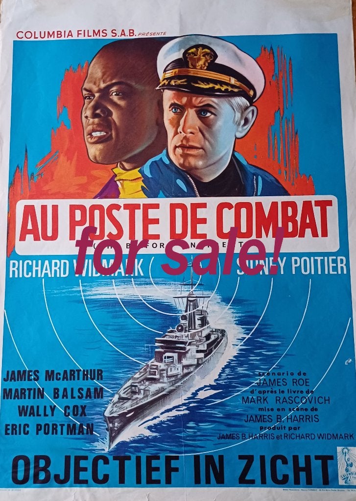 Affiche du film belge « L'incident de Bedford », Enlèvement ou Envoi, Rectangulaire vertical, A1 jusqu'à A3, Utilisé