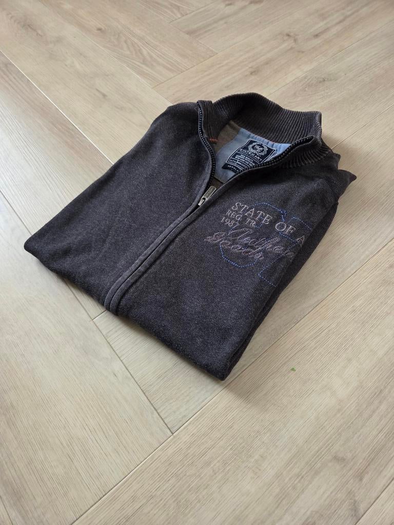 Donkergrijs vest State of Art maat L., Kleding | Heren, Verzenden, Maat 52/54 (L), Grijs, State of Art