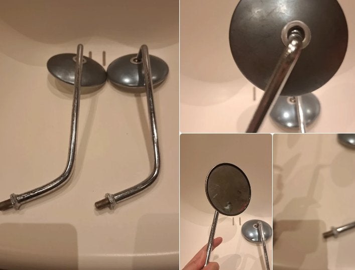 Oude brommer spiegel, Fietsen en Brommers, Ophalen
