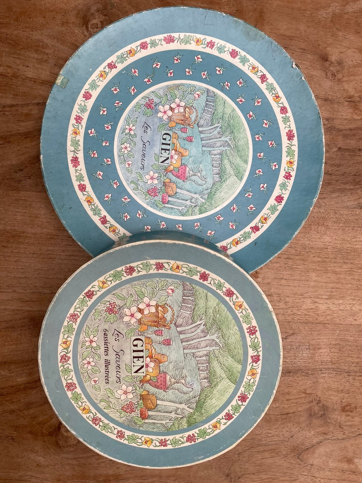 Kaasbordservies Les Sauveurs/Les Fromages Gien, Antiek en Kunst, Ophalen