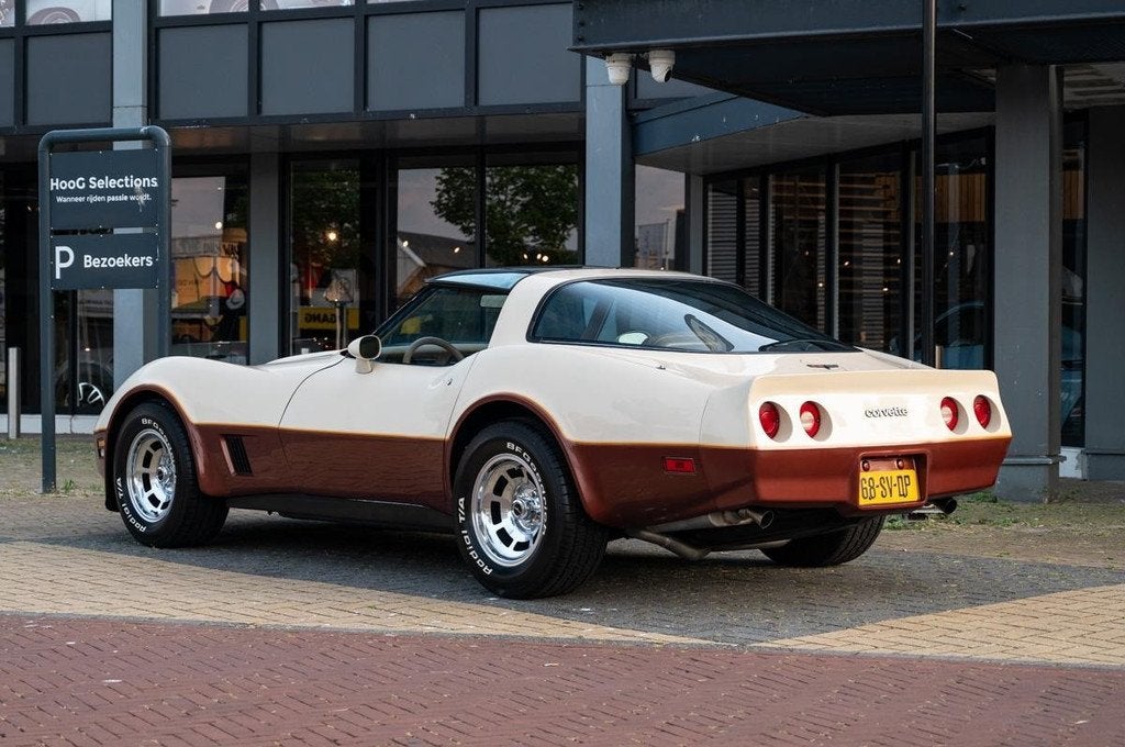 Chevrolet Corvette C3 350 T-Top (bj 1981, automaat), Beige, Chevrolet, Beige, Leder