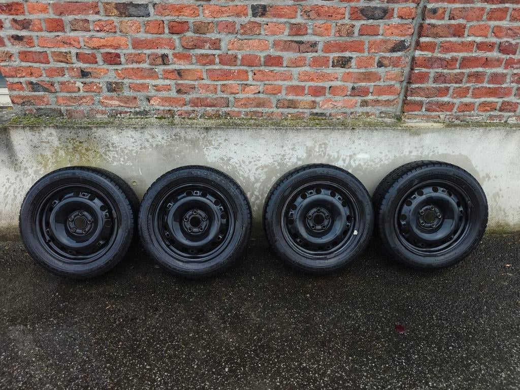 Velgen 5x100 met 195/55 r15 winterbanden, Winterbanden, Band(en)