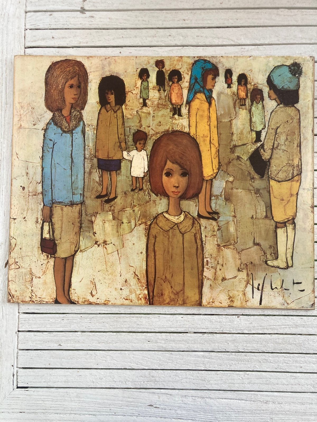 Poster van Jef Wauters ‘Het Schoolplein ‘, Enlèvement
