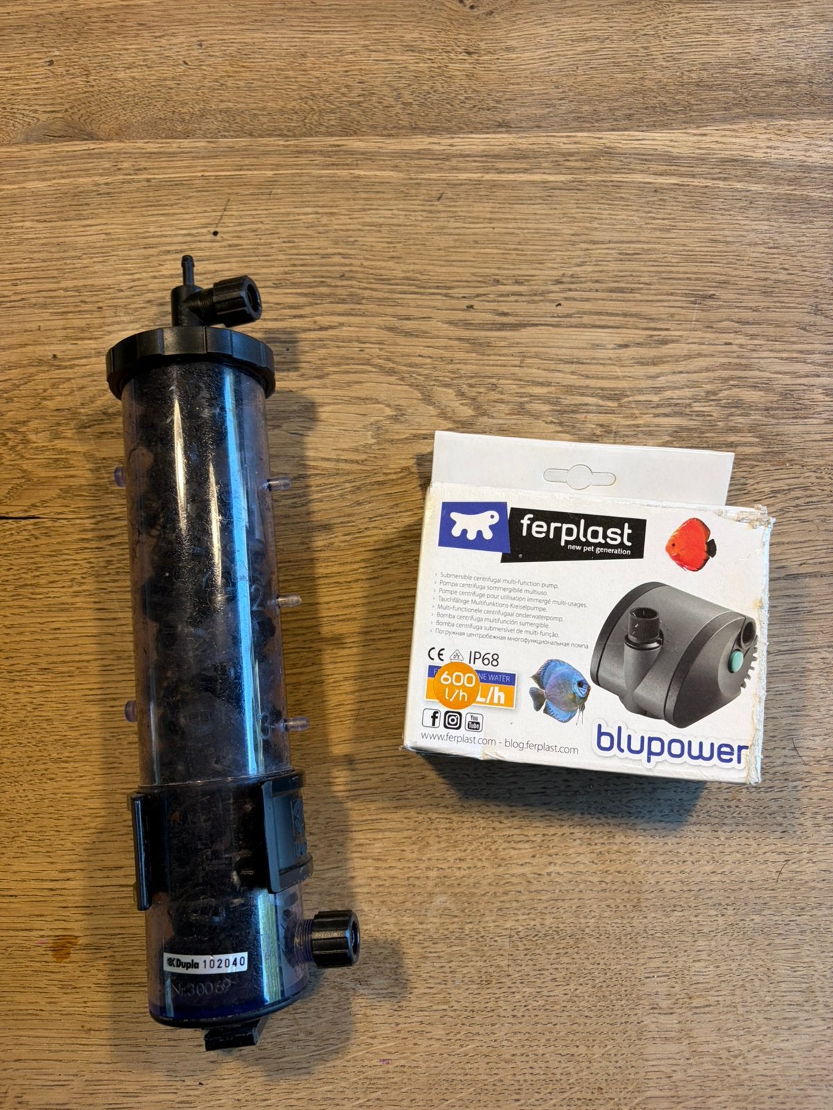 Dupla CO₂-reactor + Ferplast BluPower 600 pomp, Enlèvement ou Envoi, Pompe, Comme neuf