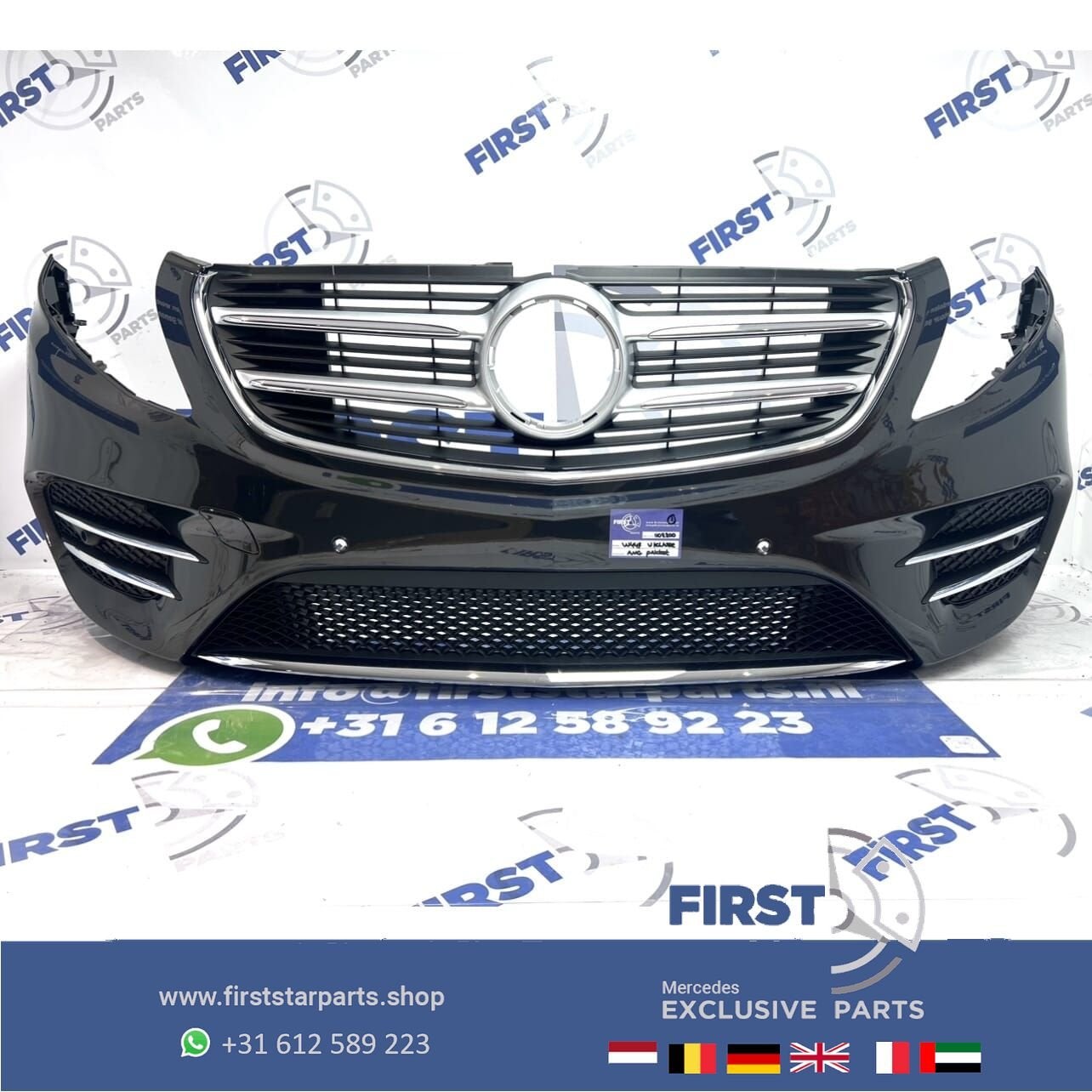 W447 BUMPER VITO / V KLASSE A4478851000 AMG VOORBUMPER COMPL, Auto-onderdelen, Gebruikt, -, Voor, Ophalen of Verzenden