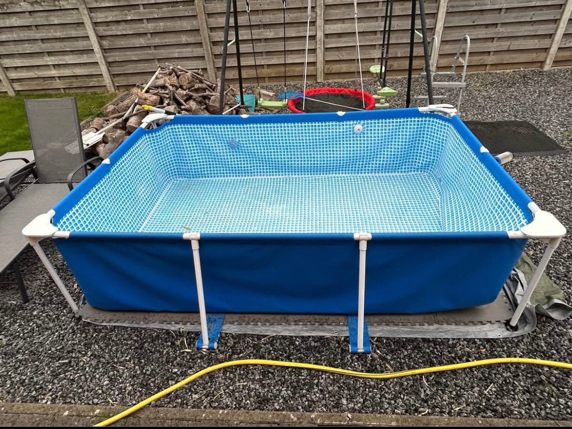 Zwembad, 200 à 400 cm, Comme neuf, Enlèvement, Rectangulaire