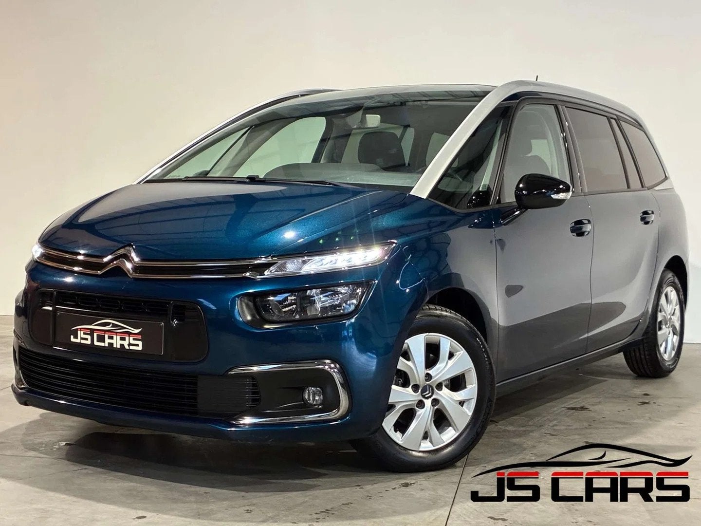 Citroën C4 Spacetourer Grand *7PLACES* 1.2 Feel 1ERPRO-COCK, Auto's, Stof, 1199 cc, Blauw, Handgeschakeld