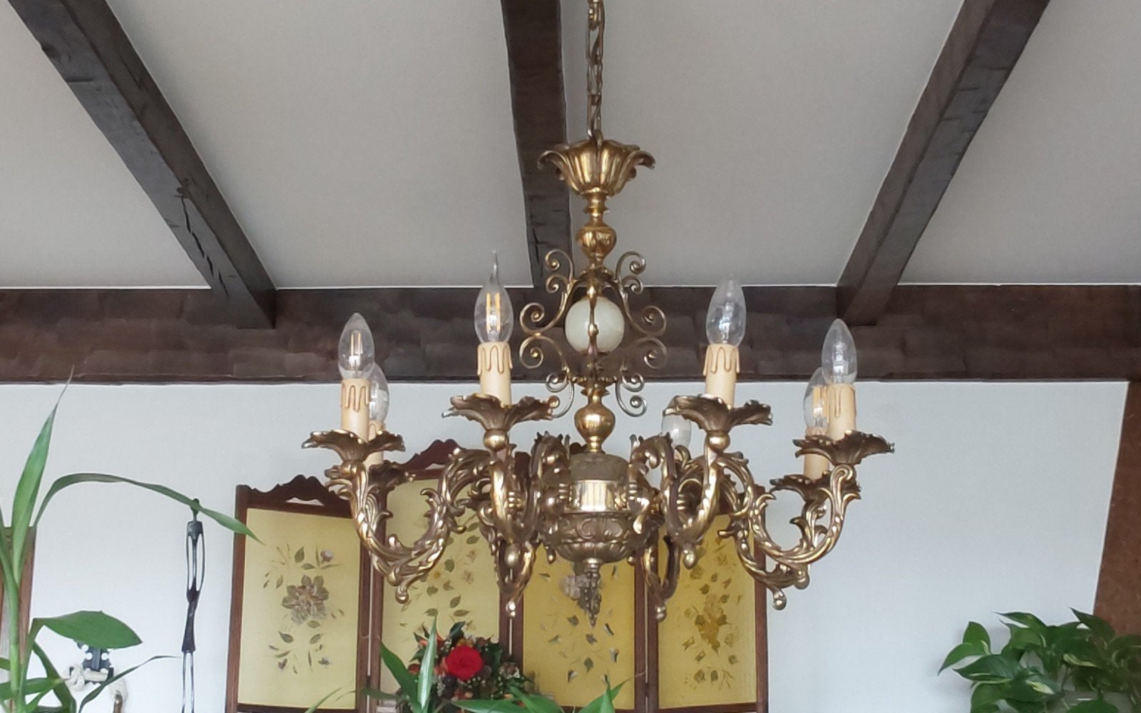 Luster (rustiek), Huis en Inrichting, Lampen | Kroonluchters, Ophalen
