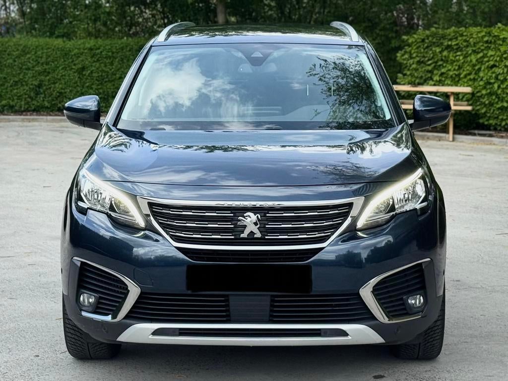 Peugeot 5008 1.2 Benzine 7 plaats, Auto's, Blauw, Leder en Stof, 7 zetels, Bedrijf