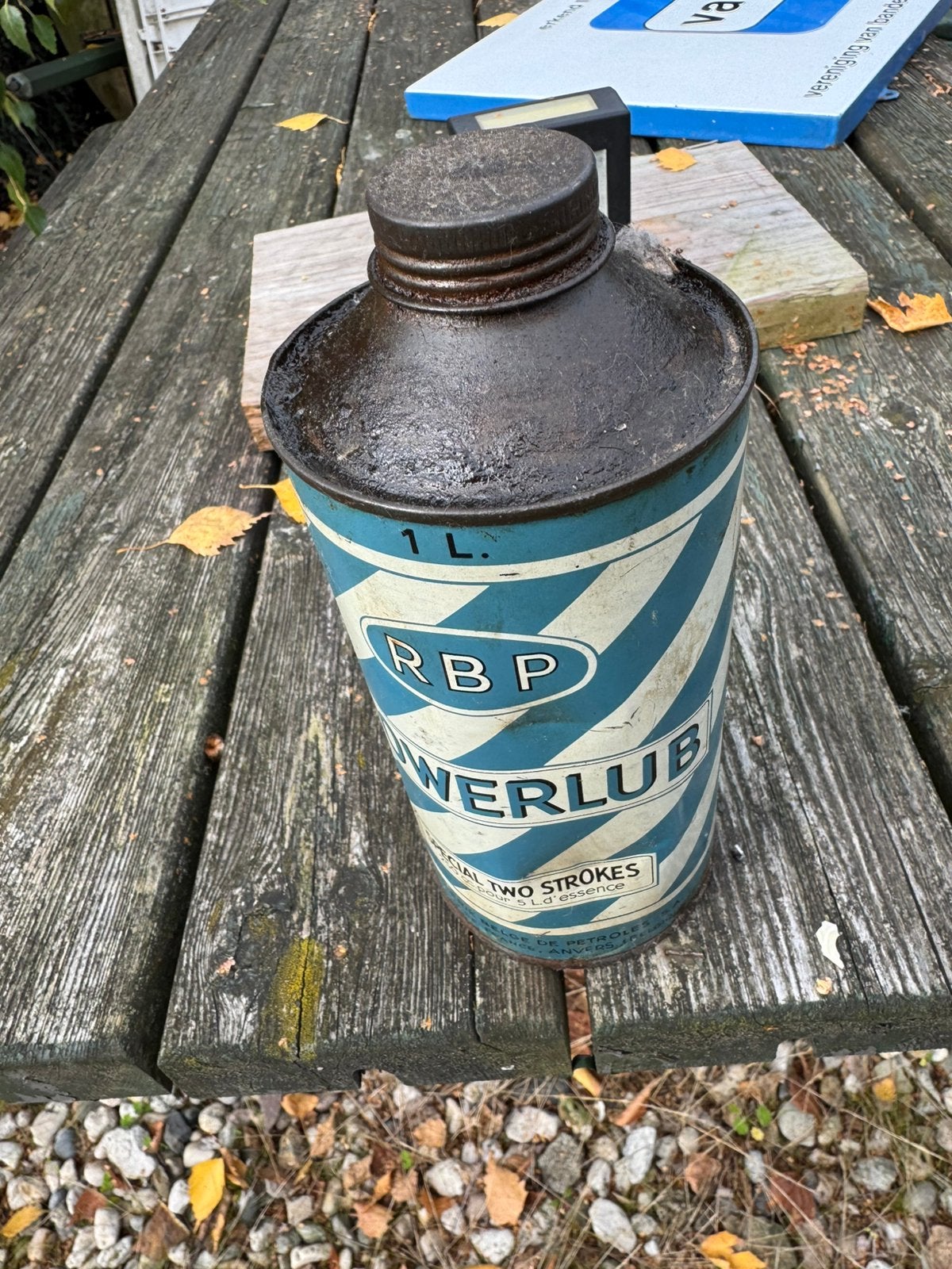 RBP Powerlub 2 takt olie blik, Gebruikt, ., ., .