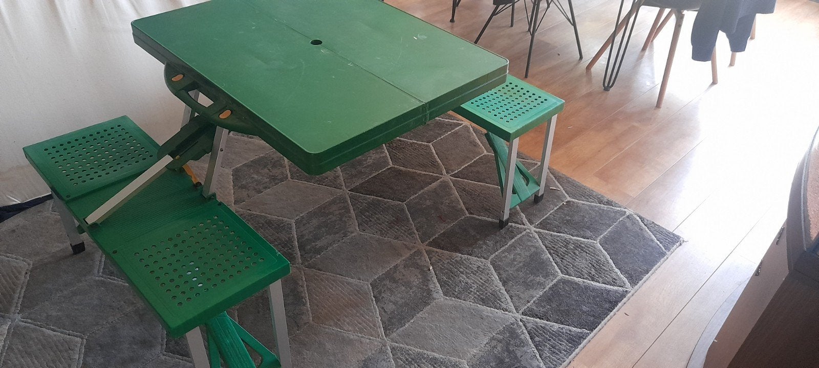 Camping, picknick tafel, Caravans en Kamperen, Kampeermeubelen, Ophalen