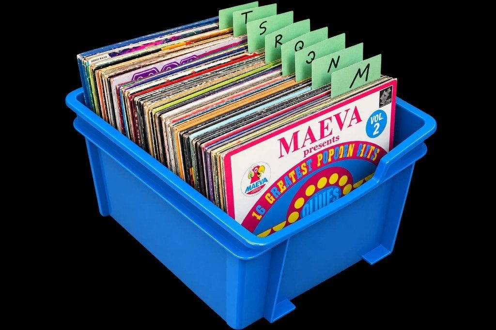 Doos vinyl platen: 88 stuks, TV, Hi-fi & Vidéo, Enlèvement ou Envoi, Utilisé, Pièce tourne-disques, Autres marques