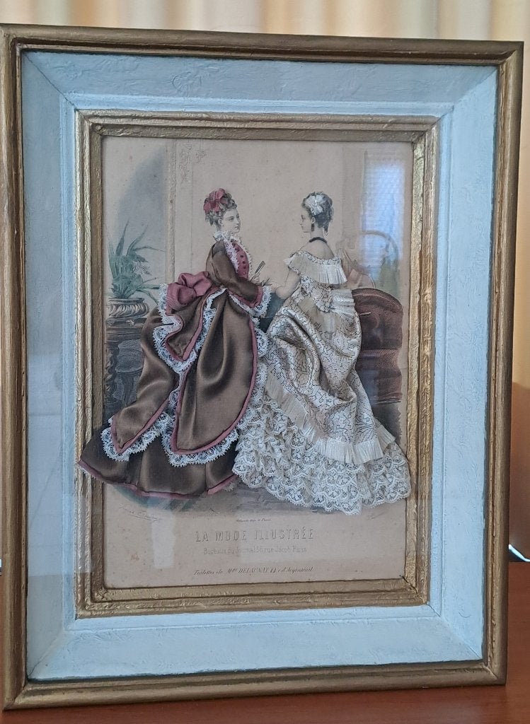 Kader met gestoffeerde figuren, Enlèvement