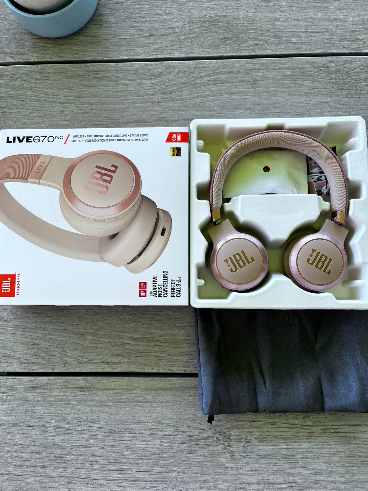 JBL live 670nc, Audio, Tv en Foto, Hoofdtelefoons, Ophalen, Zo goed als nieuw, JBL, Noise cancelling