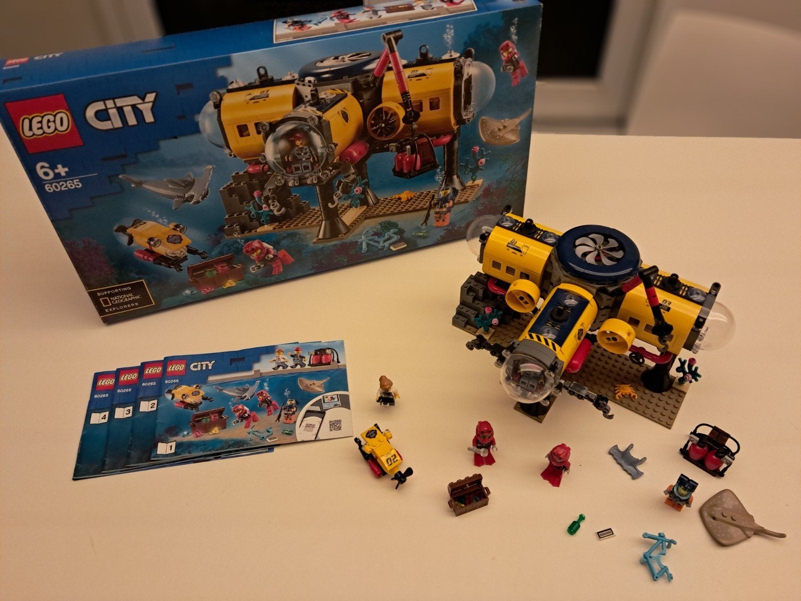 Lego 60265 Oceaan Onderzoeksbasis, Lego, Inclusief instructies, Ophalen of Verzenden, Complete set