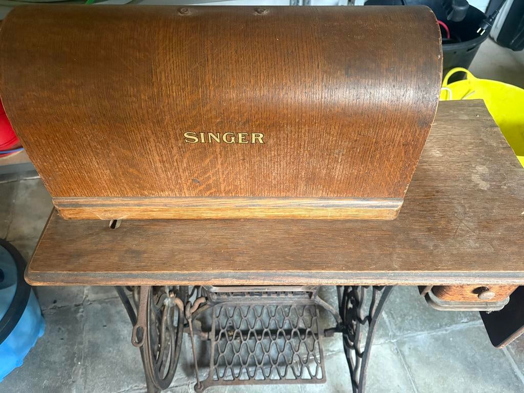 Singer naaimachine, Antiek en Kunst, Ophalen