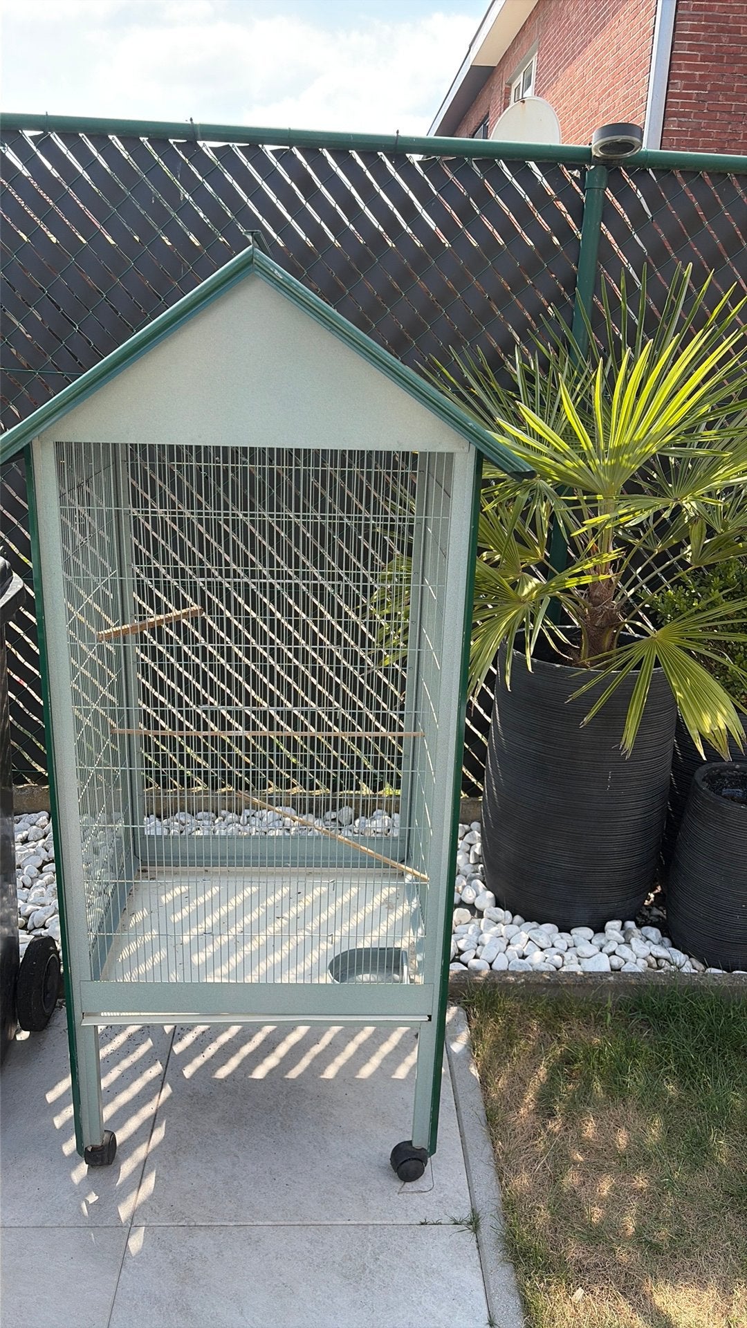 Vogelkooi, Dieren en Toebehoren, Ophalen, Zo goed als nieuw, Aluminium, Vogelkooi