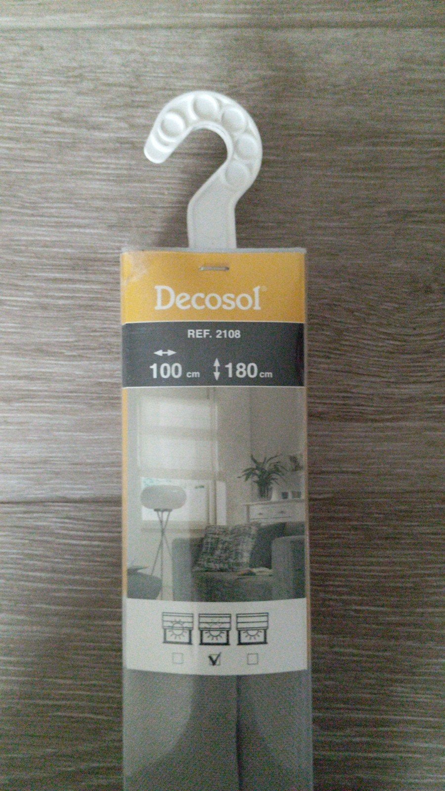 2 x stores romains Decosol réf.2108 au format 100180, Maison & Meubles, Neuf, Autres marques, Gris, 180 cm