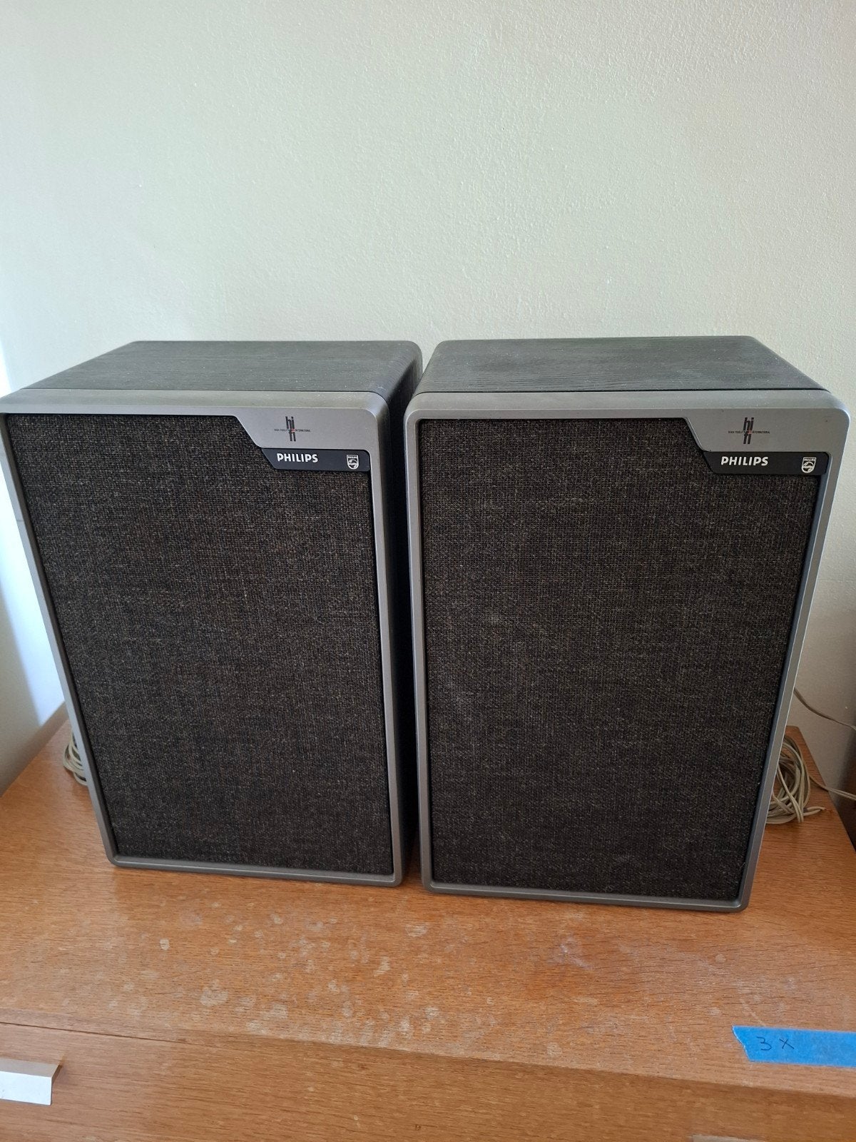 Paire d'enceintes vintage Philips 22AH463 – Made in Holland, Audio, Tv en Foto, Luidsprekerboxen, Ophalen, Philips, Philips, Philips