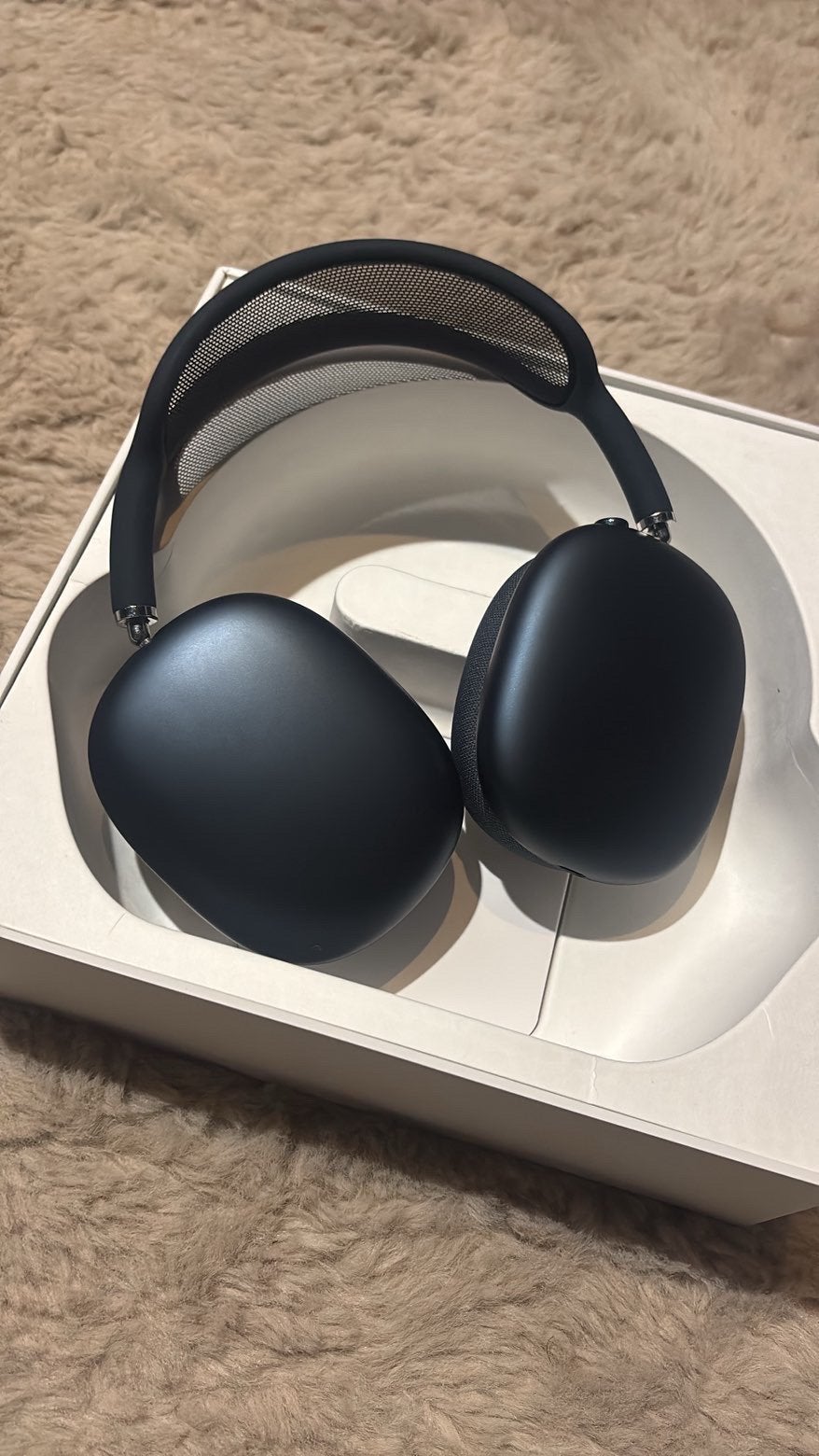 Apple AirPods Max USB-C Spacegrijs – Met originele doos, Ophalen of Verzenden, Zo goed als nieuw, Apple, Noise cancelling