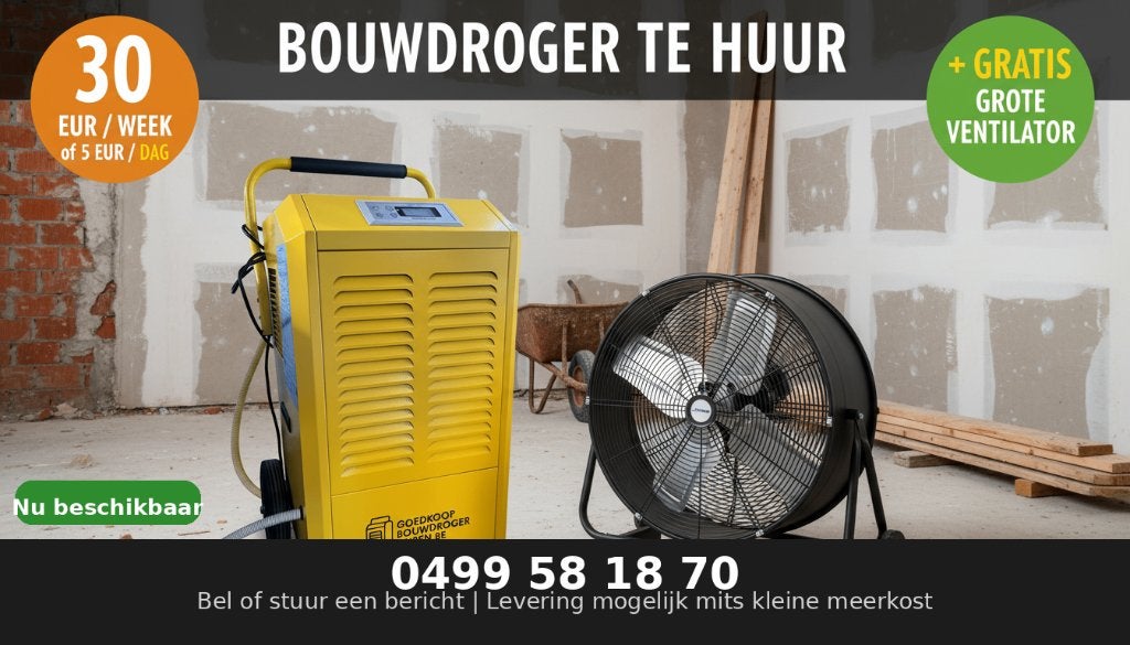 bouwdrogers te huur, Doe-het-zelf en Bouw, Reinigingsmachines, Ophalen, Nieuw, Overige typen